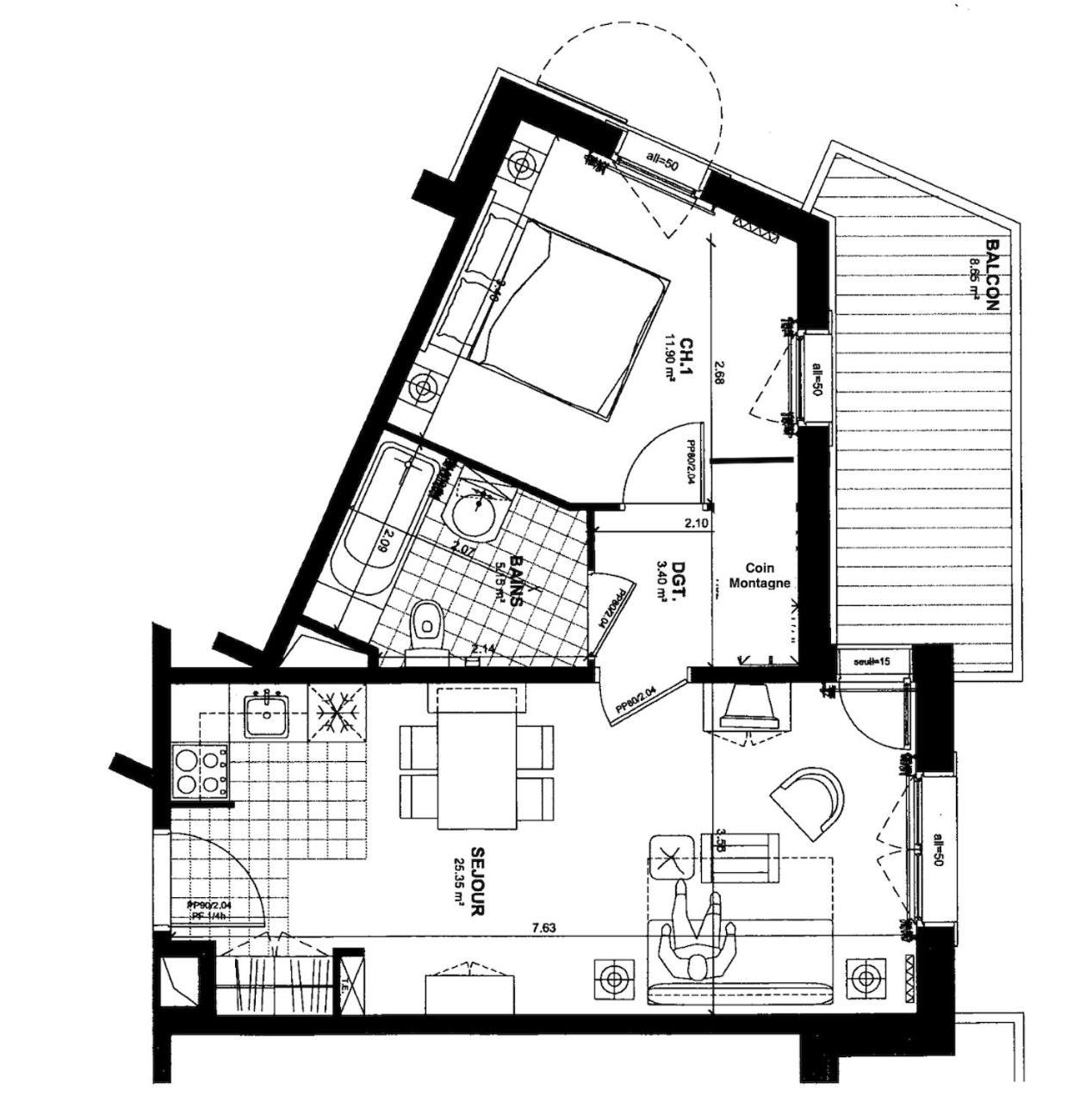 Les Arcs  Arc 1950 - Appartement 2 Chambres - Ski-In & Out - Grande Terrasse Ensoleillee מראה חיצוני תמונה